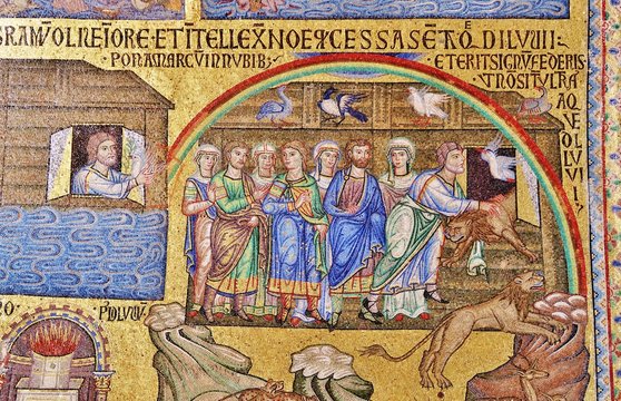 Arche Noah, Mosaik, Markusdom, Venedig
