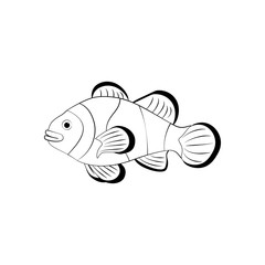 Clownfish coloring pages
