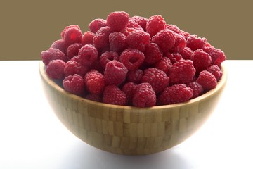 raspberry fruits close up