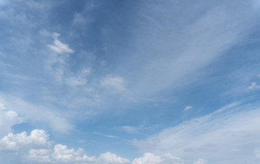 Blue Sky with white clouds for your background.