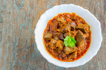Spicy Lamb Liver Curry / Fry