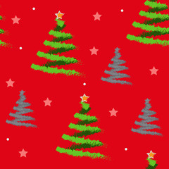 christmas seamless pattern