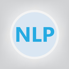 NLP (Neuro Linguistic Programming)- vector illustration