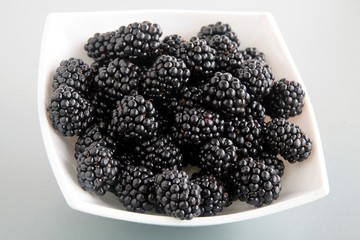 sweet and tasty berries of blackberry