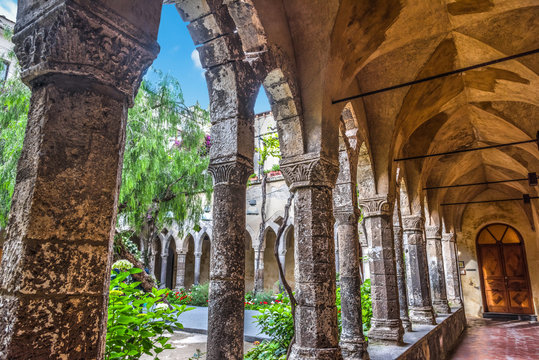 San Francesco cloister in world famous Sorrento