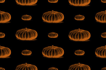 Pumpkin Pattern on Halloween