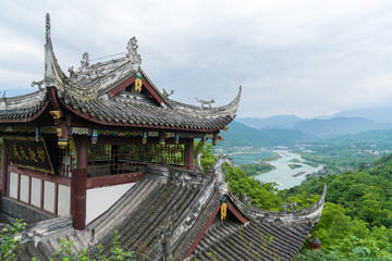 Naklejka premium Qingcheng mountain, chengdu, sichuan, China