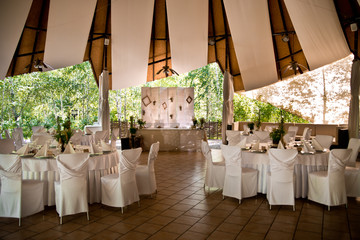 Beautiful decoration wedding ceremony