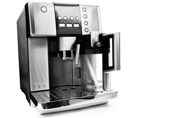 automatic coffee maker with milk jug