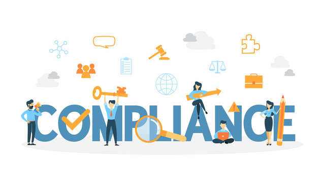 Compliance concept illustration.