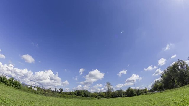 A timelapse rural landscape