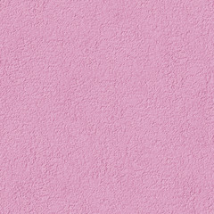 Seamless Texture of Cement Plaster. Wall Background. Repeatable Pattern with Finishing Layer of Gypsum Plaster. Pastel Colors: Delicate Tint of Pink