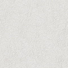 Seamless Texture of White Cement Plaster. White Plaster Wall Background. Repeatable Pattern with Finishing Layer of Gypsum Plaster