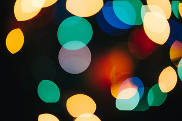 abstract background vintage bokeh circles. Beautiful background with particles.