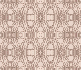 Seamless decorative geometric modern pattern. vector illustration.