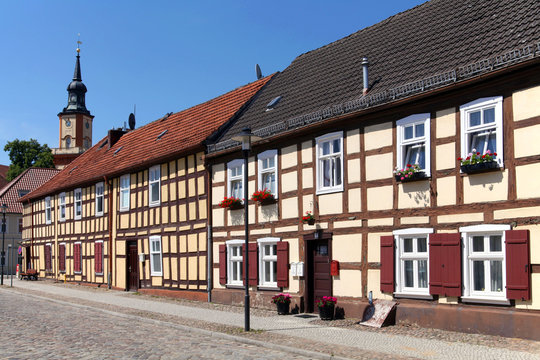 Strasse in Templin