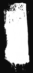 Grunge texture. White brush on black. Vector template. Urban Background. Dust Overlay Distress Grain. Hand drawn illustration. Abstract shape for your design or scrapbook.