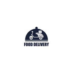 Food Delivery Logo Vector Template Design Illustration