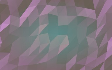 Abstract triangle geometrical purple background. Geometric origami style with gradient. 3D illustration