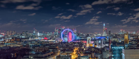 Poster London Skyline by Night © Stewart Marsden