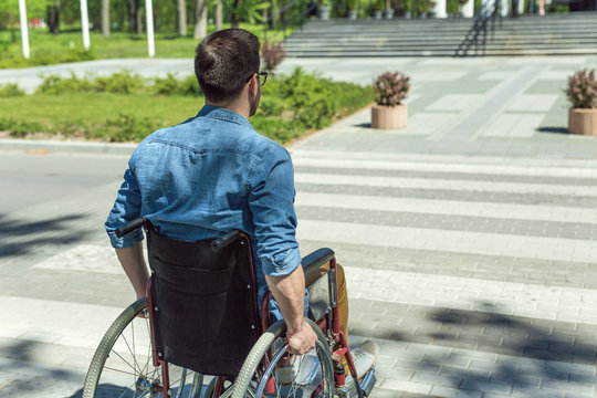 Man in wheelchair