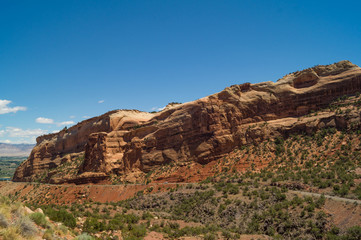 Fototapeta na wymiar Colorado National Monument near Grand Junction, Colorado, USA