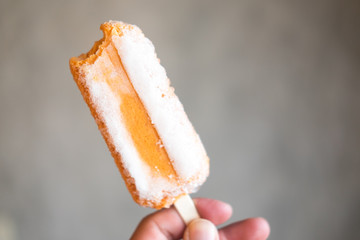 Orange popsicle