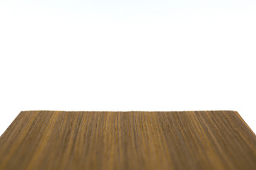 Perspective display pattern wood flooring with natural, empty sp