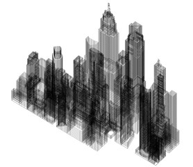 City Architect Blueprint - isolated