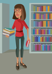 Cute Librarian