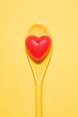 top view of gummy candies