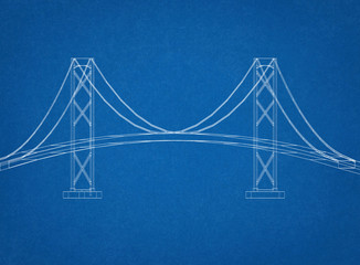 Bridge design - Architect Blueprint