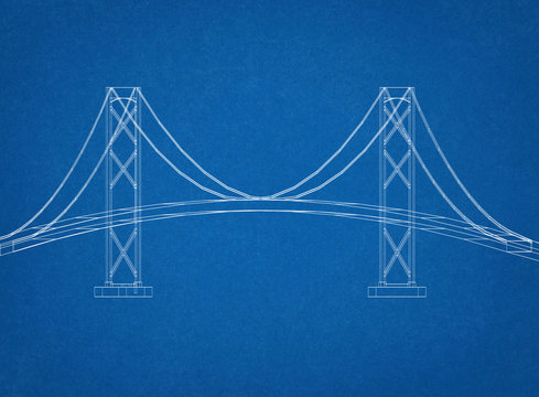 Bridge design - Architect Blueprint