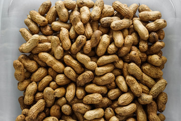 roasted peanuts background pattern