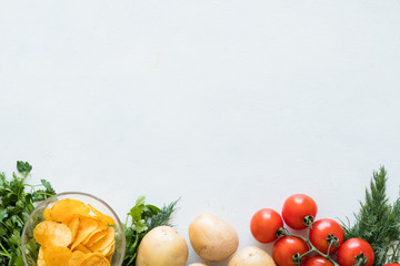 organic food vegetable meal recipe tomato potato