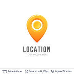 Map location pointer.