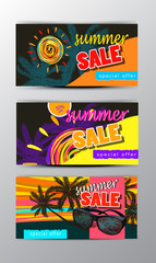 summer sale template banner