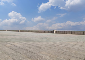 Empty highway asphalt road and beautiful sky sunset landscape
