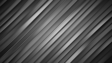 Diagonal grey lines abstract 3D render
