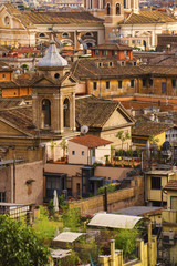 Fototapeta premium Rome city views with ancient buildings