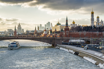 Fototapeta premium Sunset view from the 