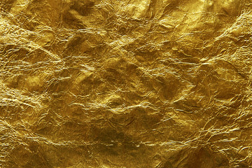 Shiny gold foil suitable for luxury background