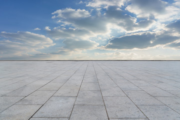 Fototapeta premium Empty highway asphalt road and beautiful sky sunset landscape