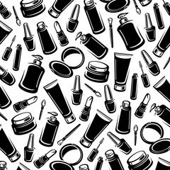 Background cosmetics set. Vector