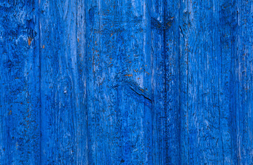 Fototapeta na wymiar Wood of blue color