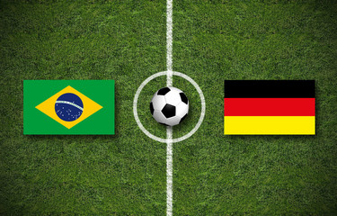 Fototapeta premium Brasilien - Deutschland