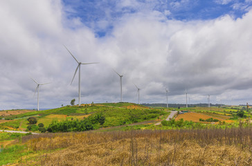 Clean energy with wind turbine