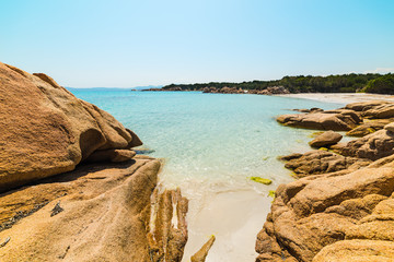 rocky foreshore in Capriccioli