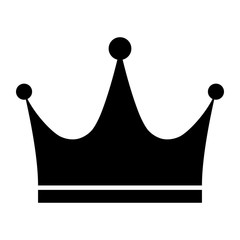 Illustration of crown icon on white background
