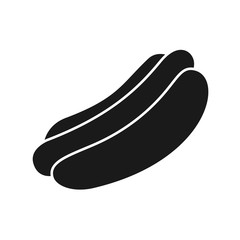 hot dog icon vector